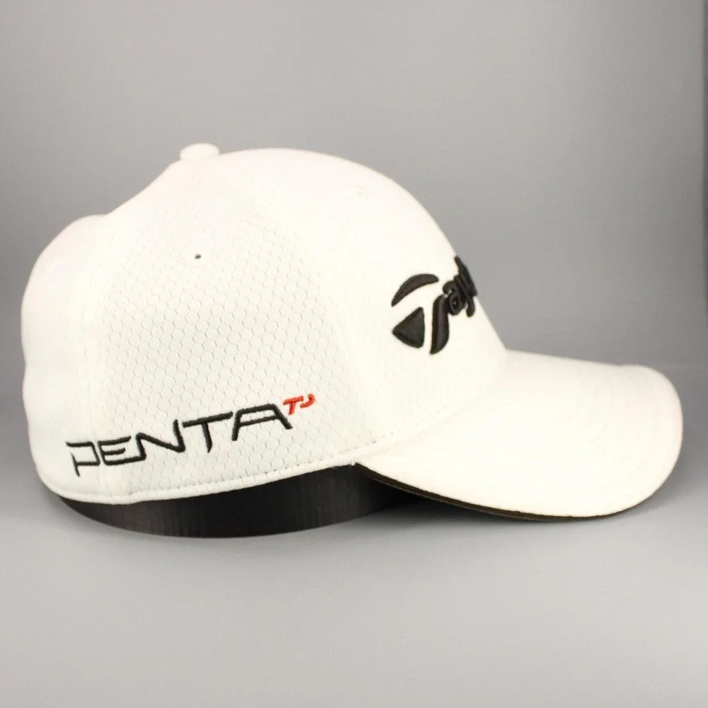TaylorMade‎ R11S Penta Hat Cap Adjustable White Black Golf Tour Performance Mens